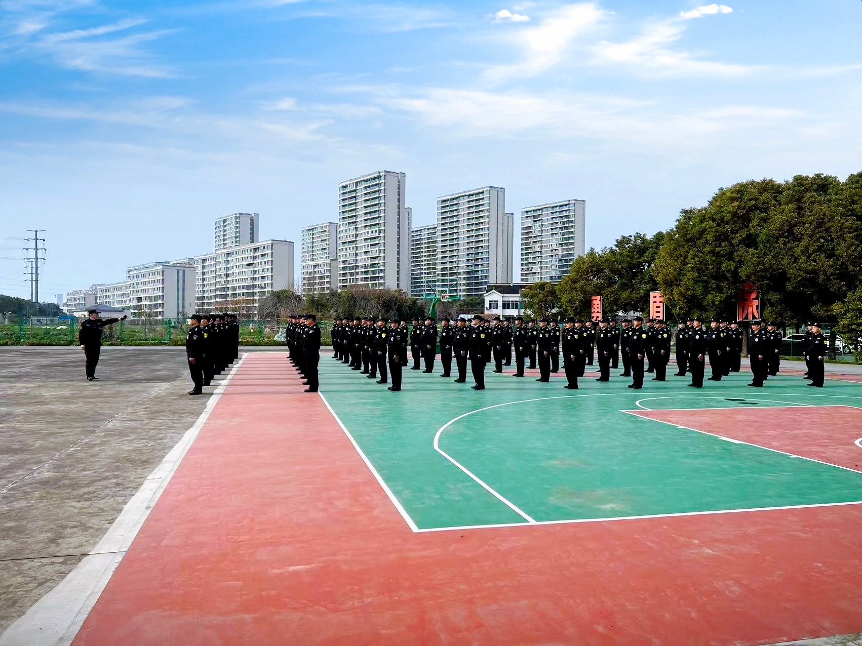 吴楚集团强化队伍形象，提升保安素质——军事技能教学培训全面展开